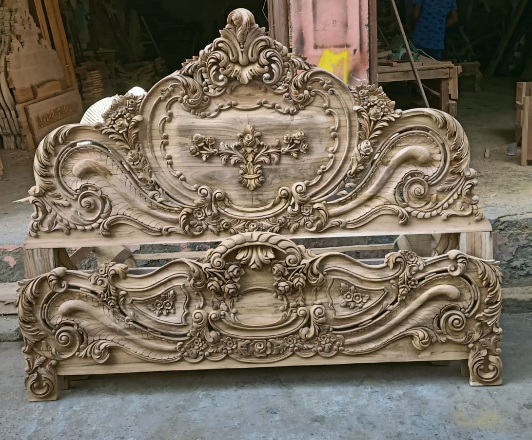 Hand-Carved Beds & Bedroom Furniture showcase