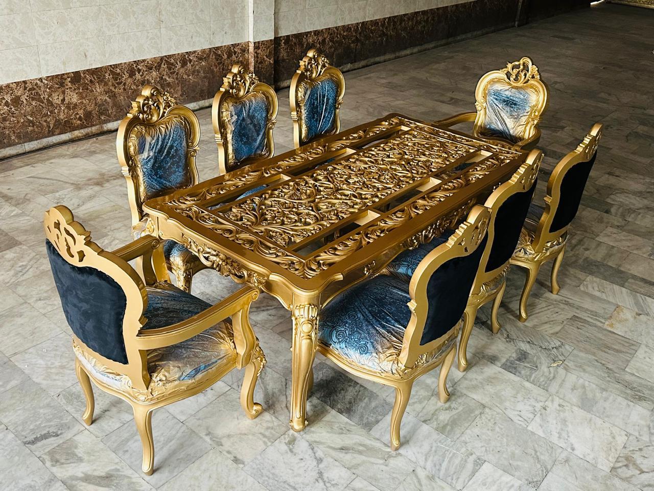 Solid wood dining, console and center tables